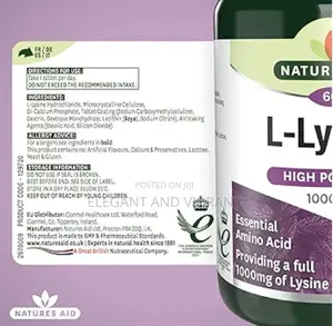 L-Lysine 1000mg, a Comfortable Way to Loose Weight Easily.
