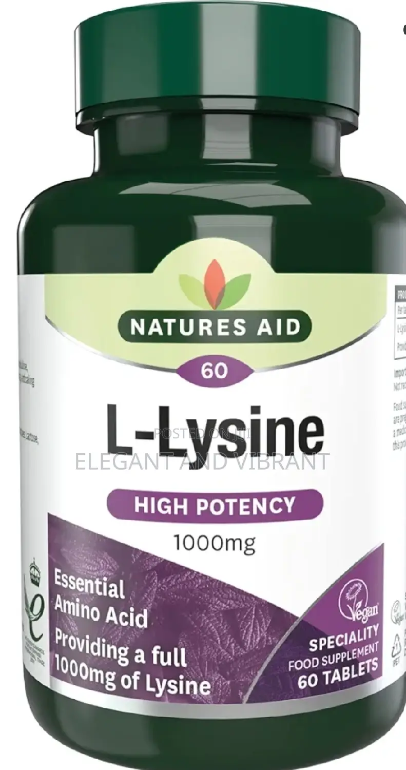 L-Lysine 1000mg, a Comfortable Way to Loose Weight Easily.