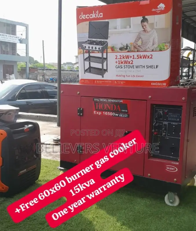Japan Made Honda Generator Silent Diesel 15kw 16500W Geneset