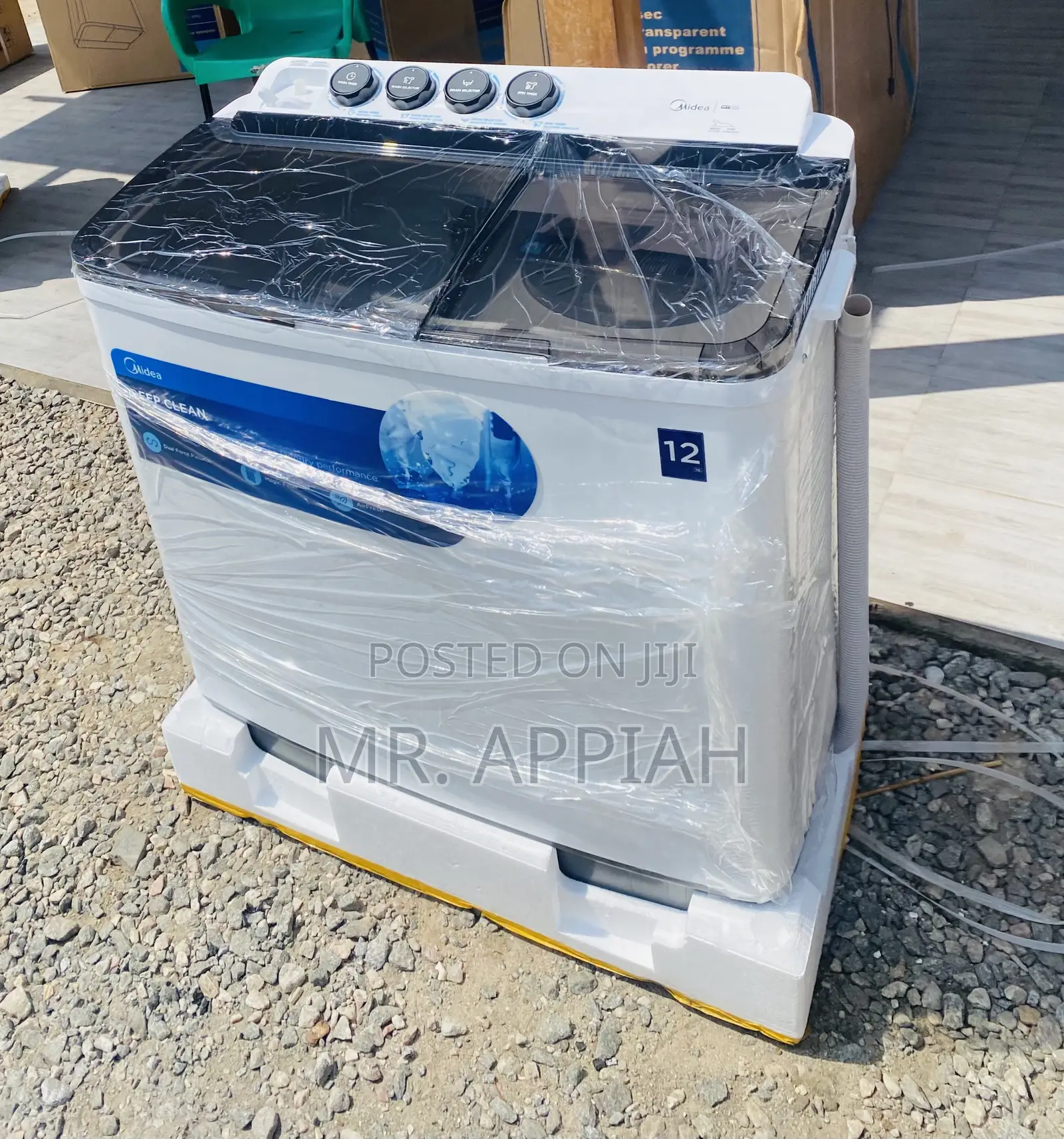 Purchase Midea 12kg Top Load Electric Washing Machine.