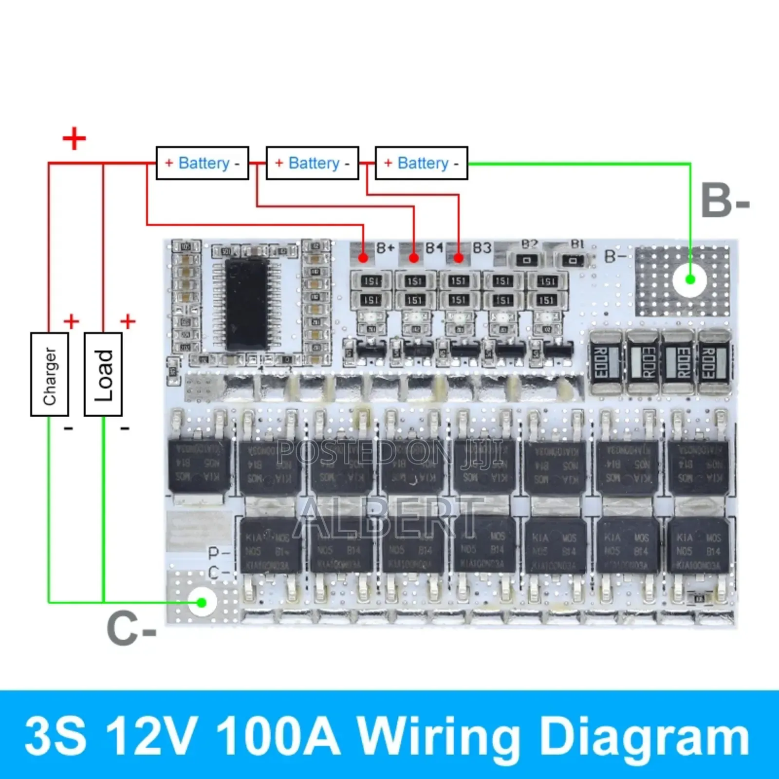 100A 3S 4S BMS 3.7V