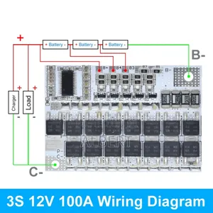 100A 3S 4S BMS 3.7V