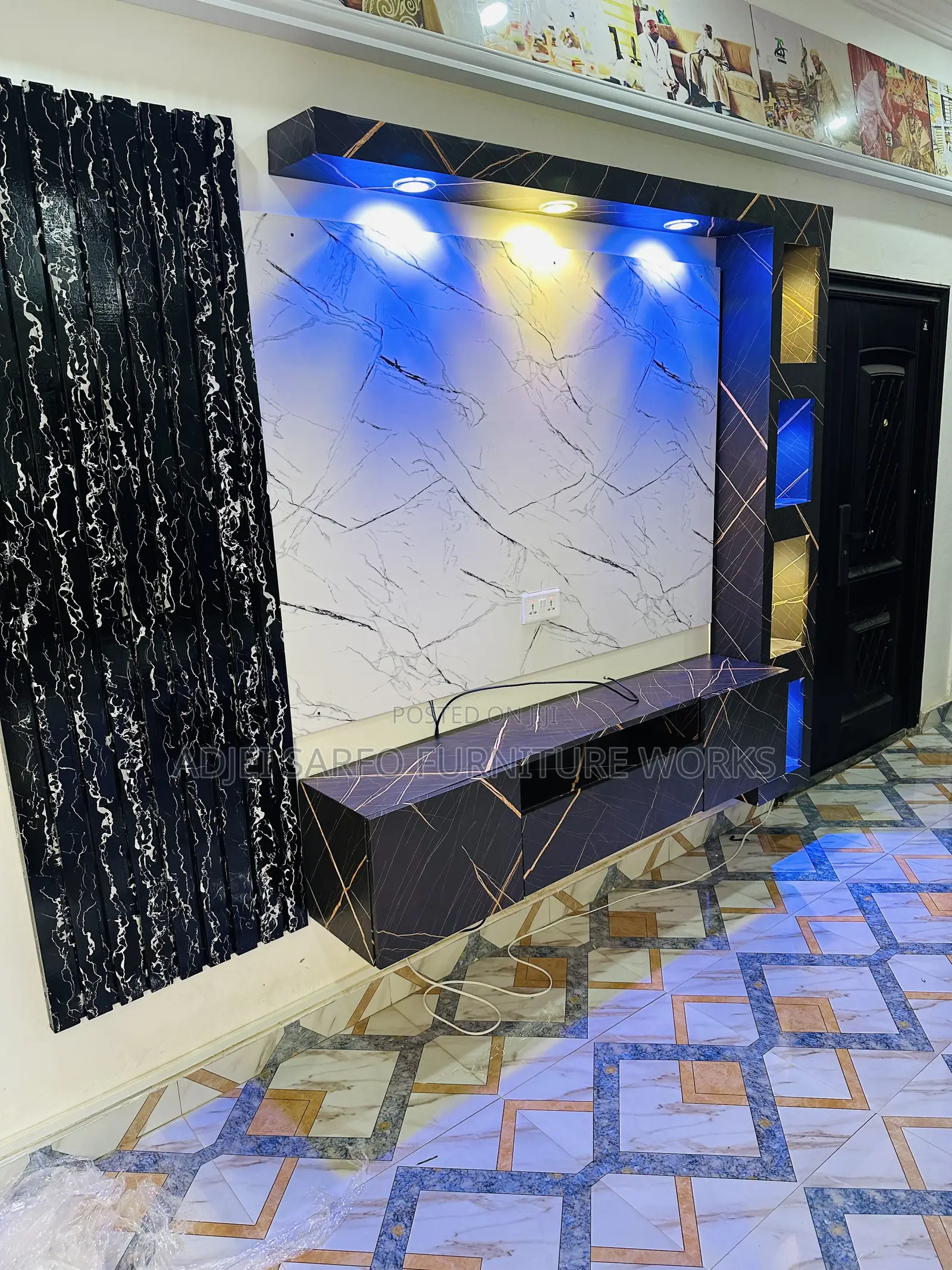 Original Led Tv Stand With Led Wall Mount