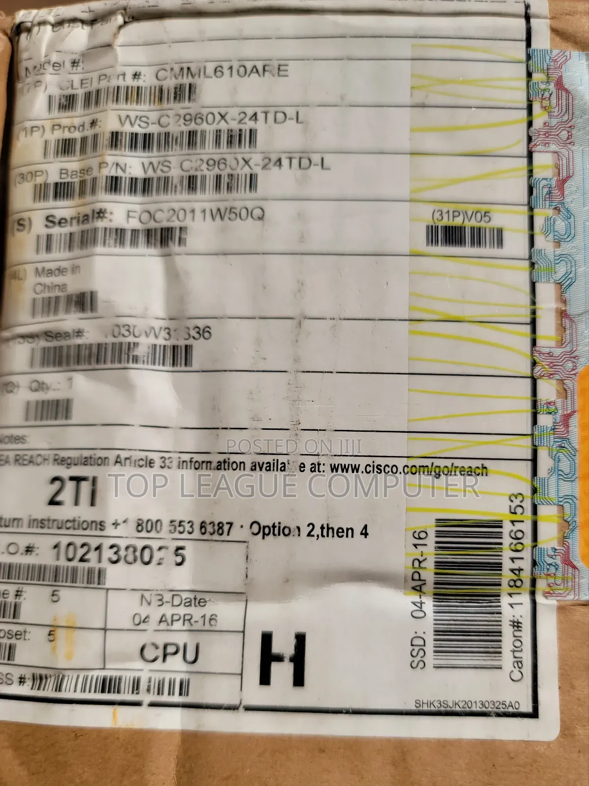 Brand New Cisco Catalyst Ws- C2960x-24td-L