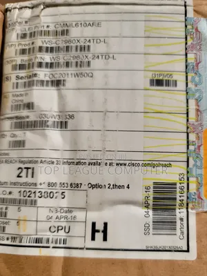 Brand New Cisco Catalyst Ws- C2960x-24td-L