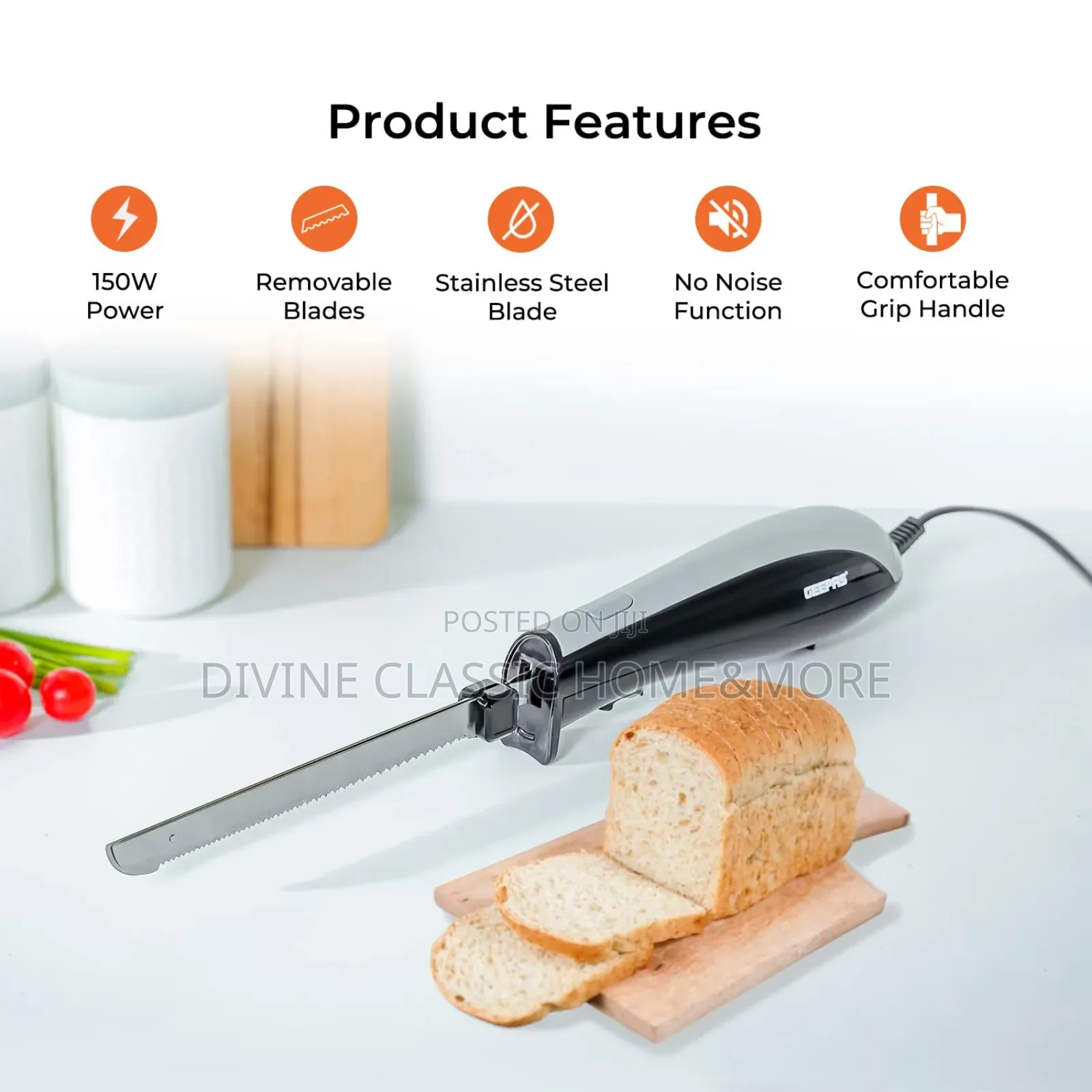 Geepas Electric Carving Knife (150w)