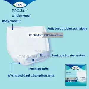 Tena Proskintm Fully Breathable Briefs(Adult Diapers) 40 PCS