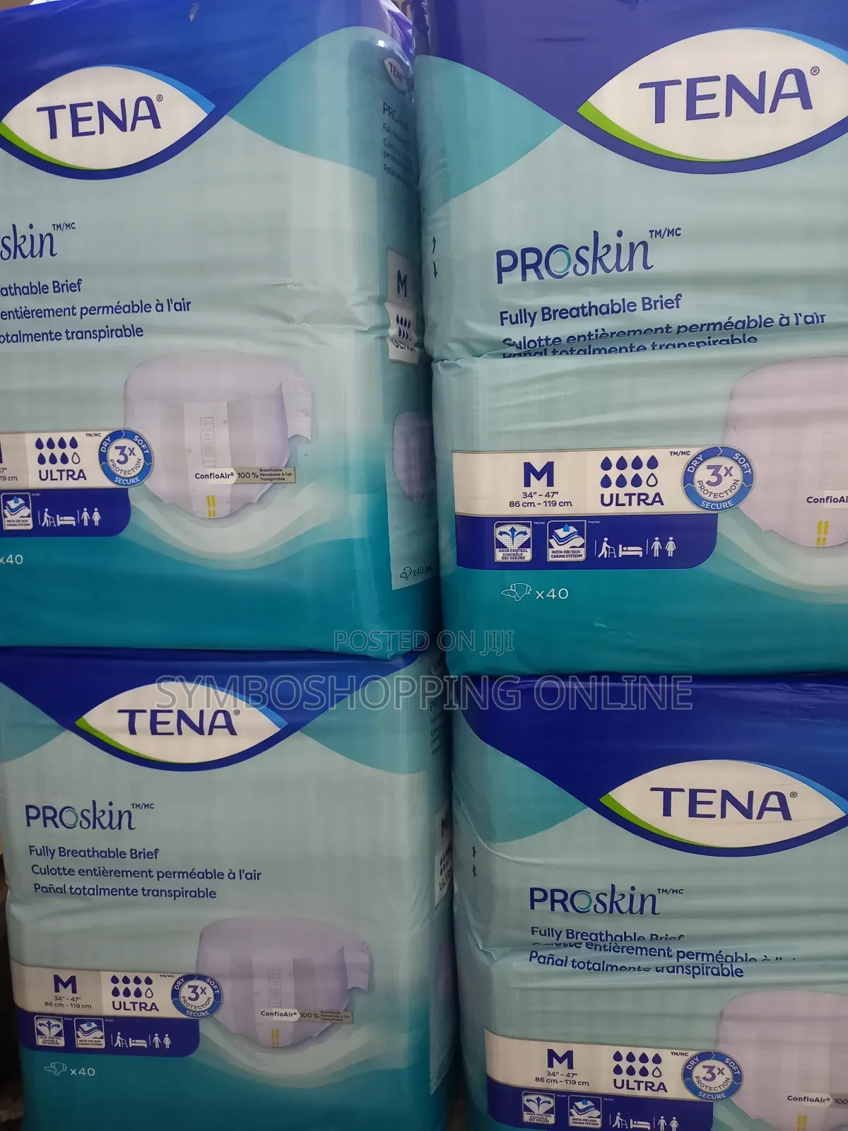 Tena Proskintm Fully Breathable Briefs(Adult Diapers) 40 PCS