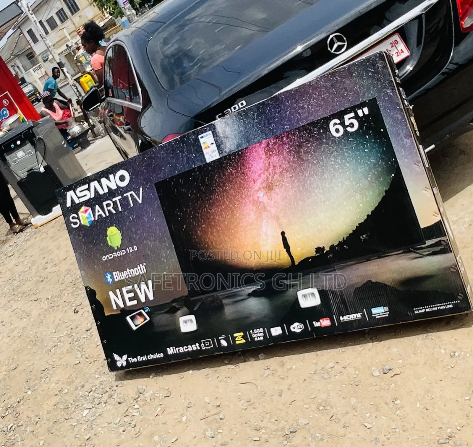 Lastest New  Asano 65 Inch Smart Led (Black) Tv