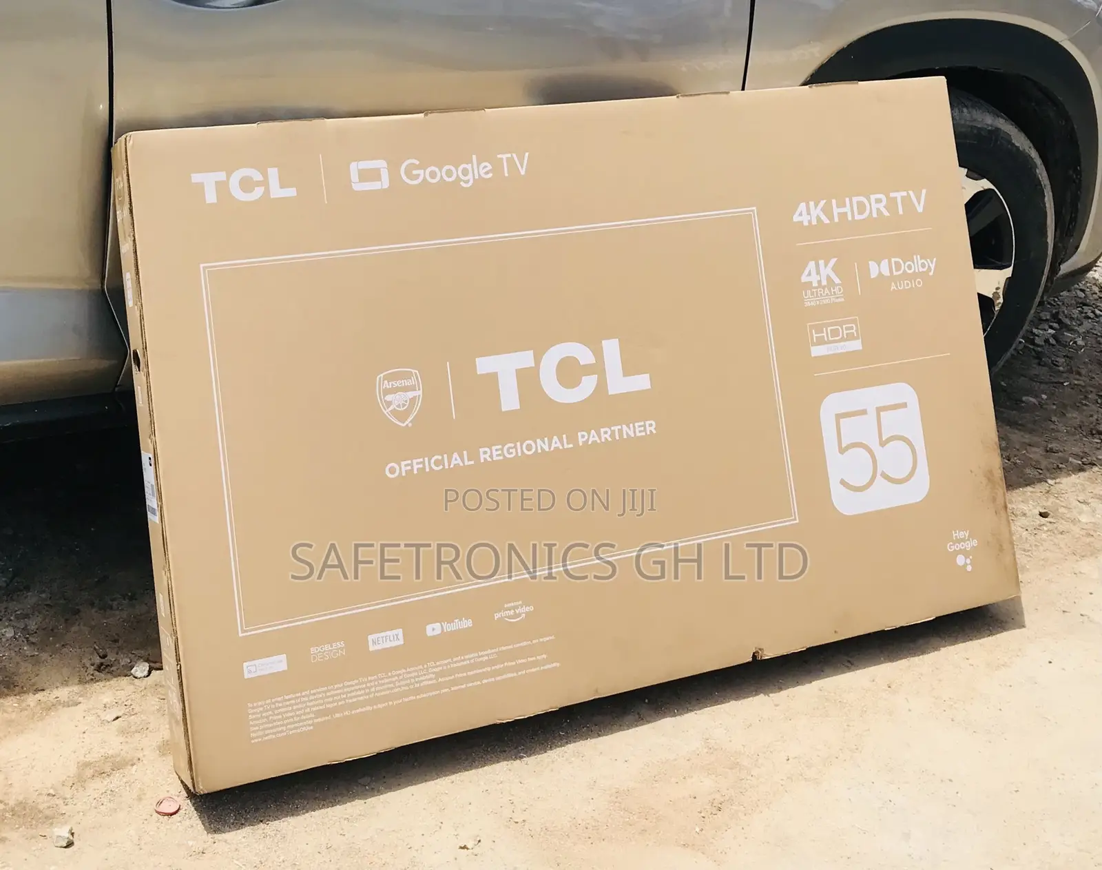High Quality  TCL 55 Inch Smart P735 Tv (Black) 