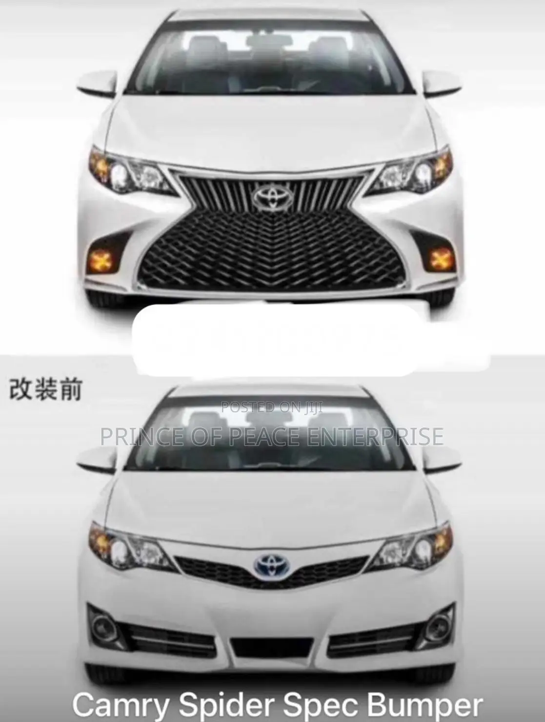 Camry Spider Speck Front Bumper