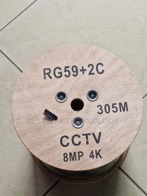 Rg59 + Power 305m Coaxial Cable