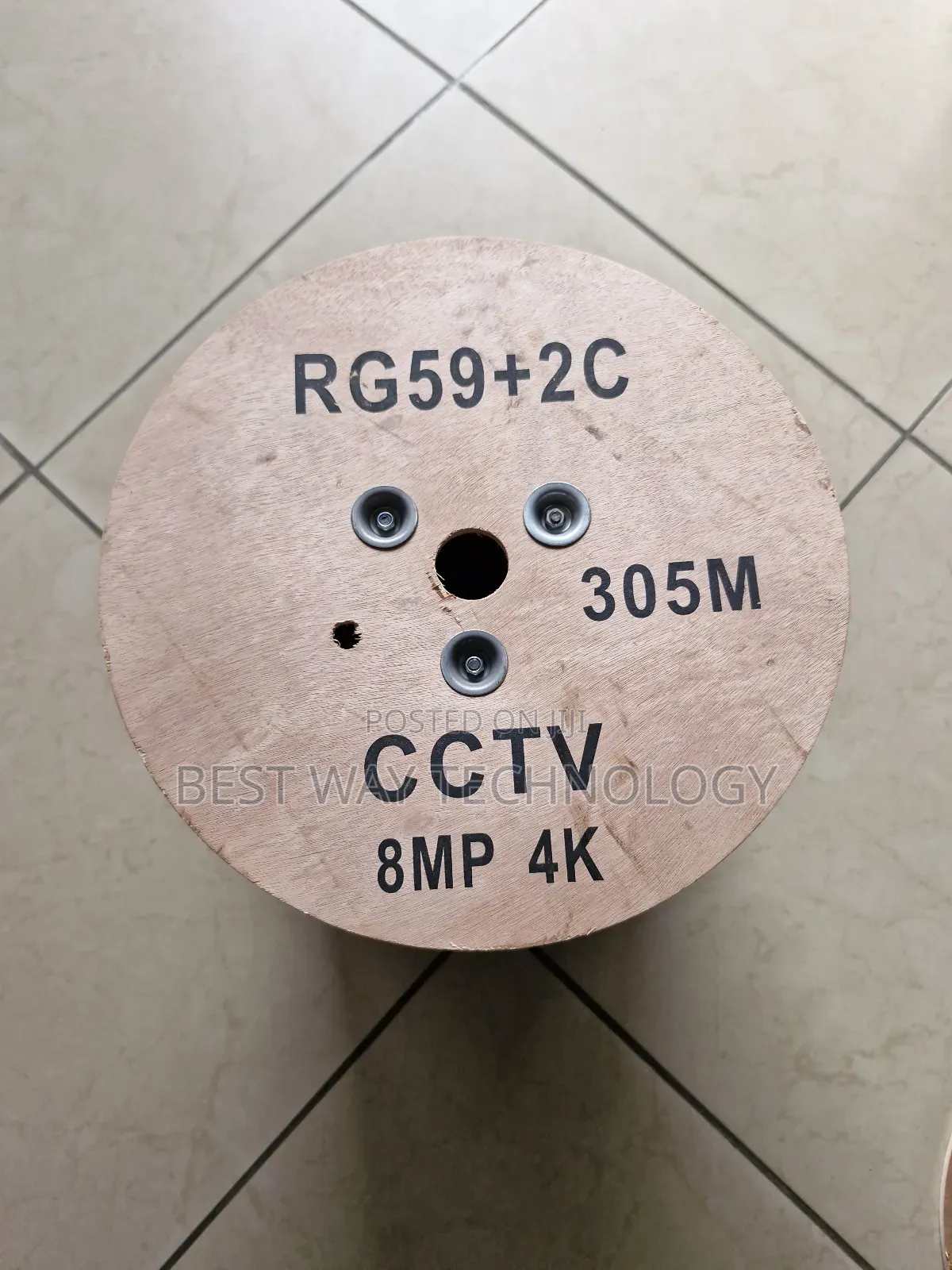 Rg59 + Power 305m Coaxial Cable