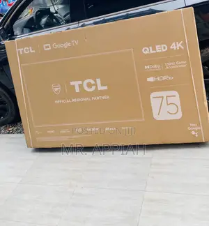 Unique TCL 75-C645 Qled Uhd Smart Android(75”)Black.