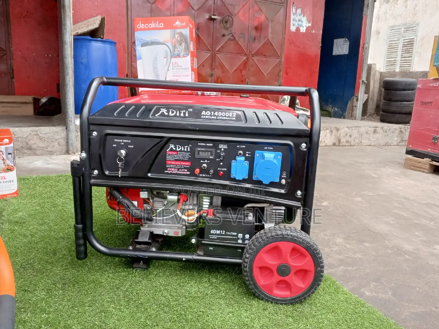 Aditi Generator 12kva 14000W Key Start Petrol Generator