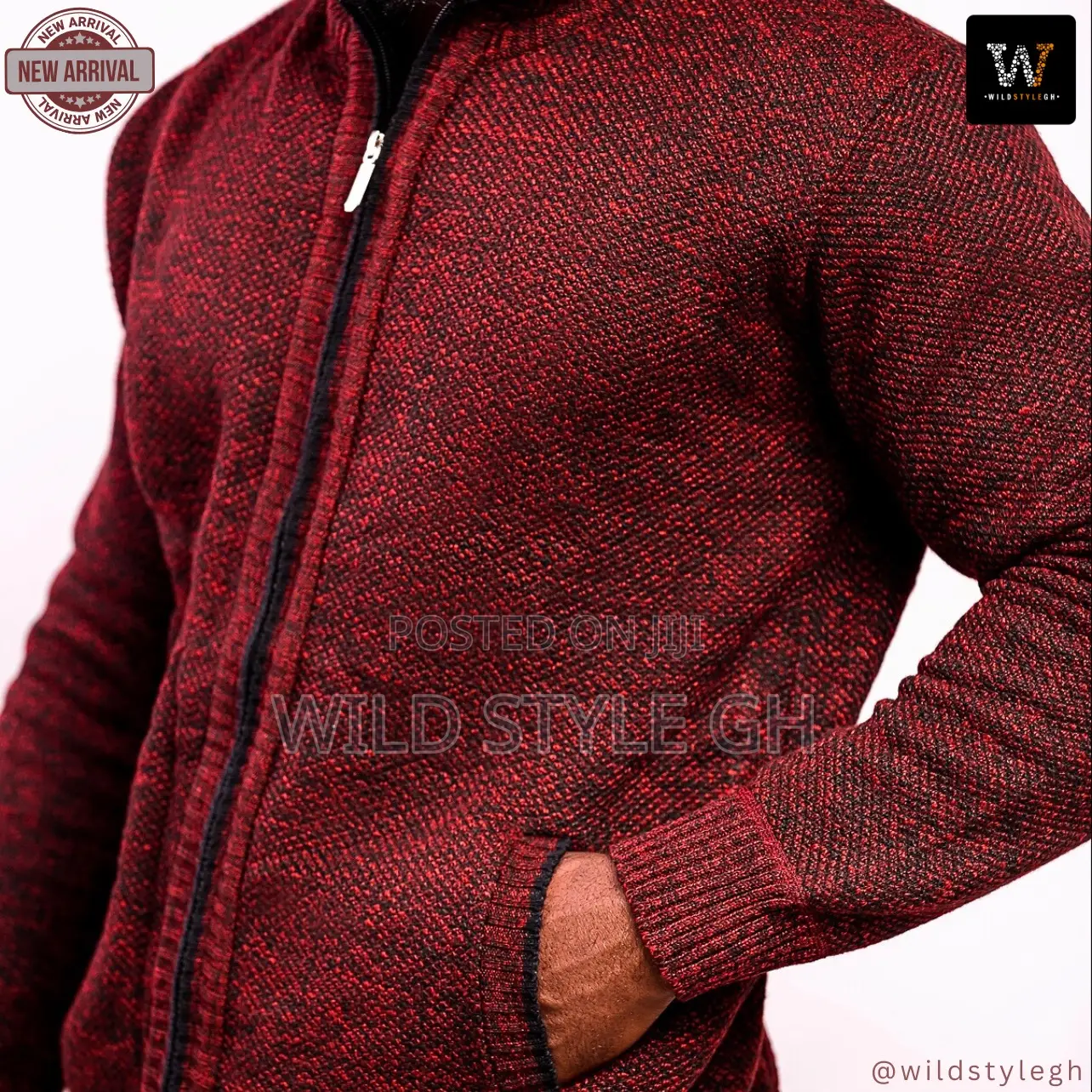 Quality Knitted Zipper Sweater Jacket