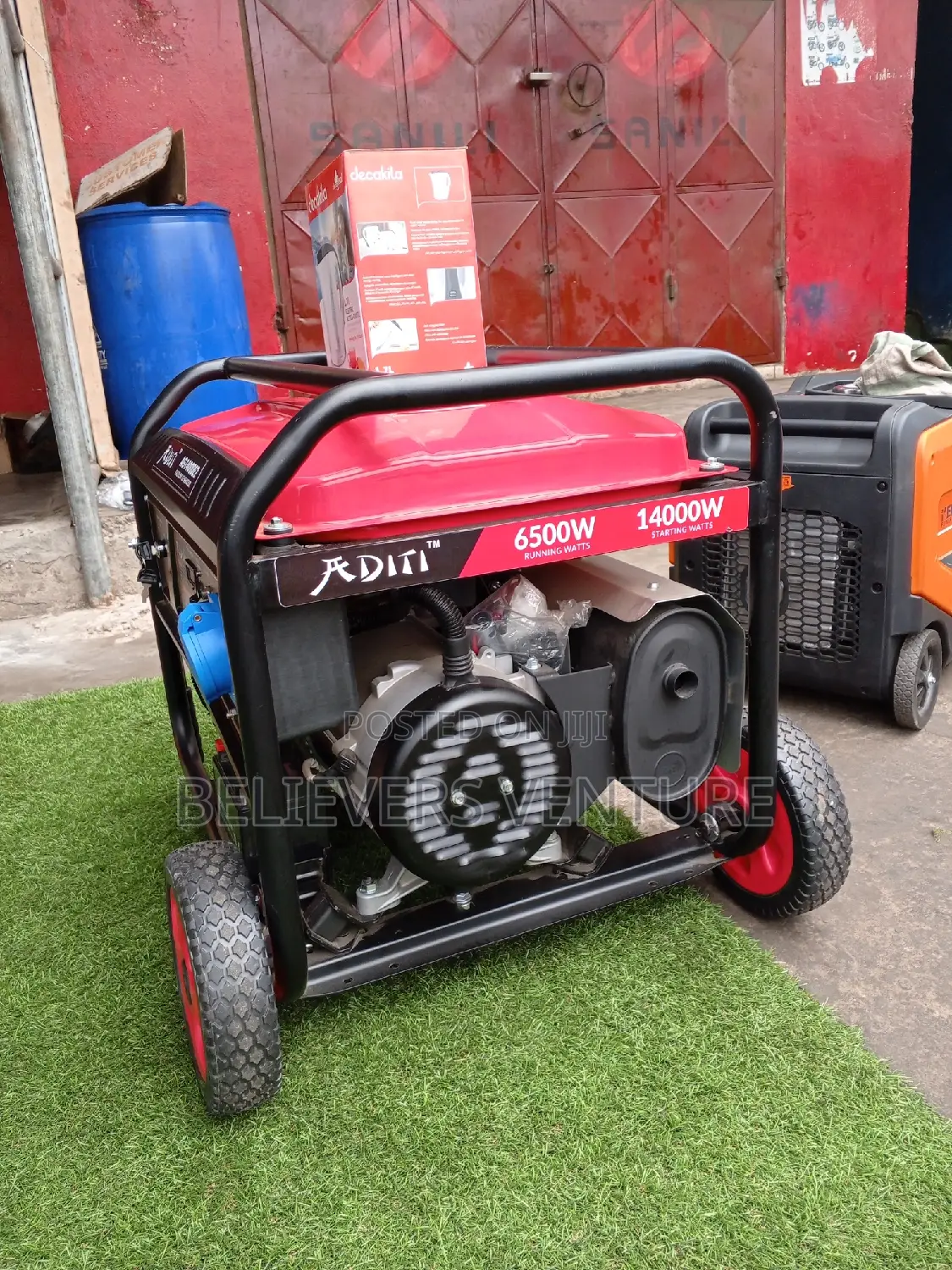 Silent Petrol Generator 12kw 14000W Keystart Aditi Brand New