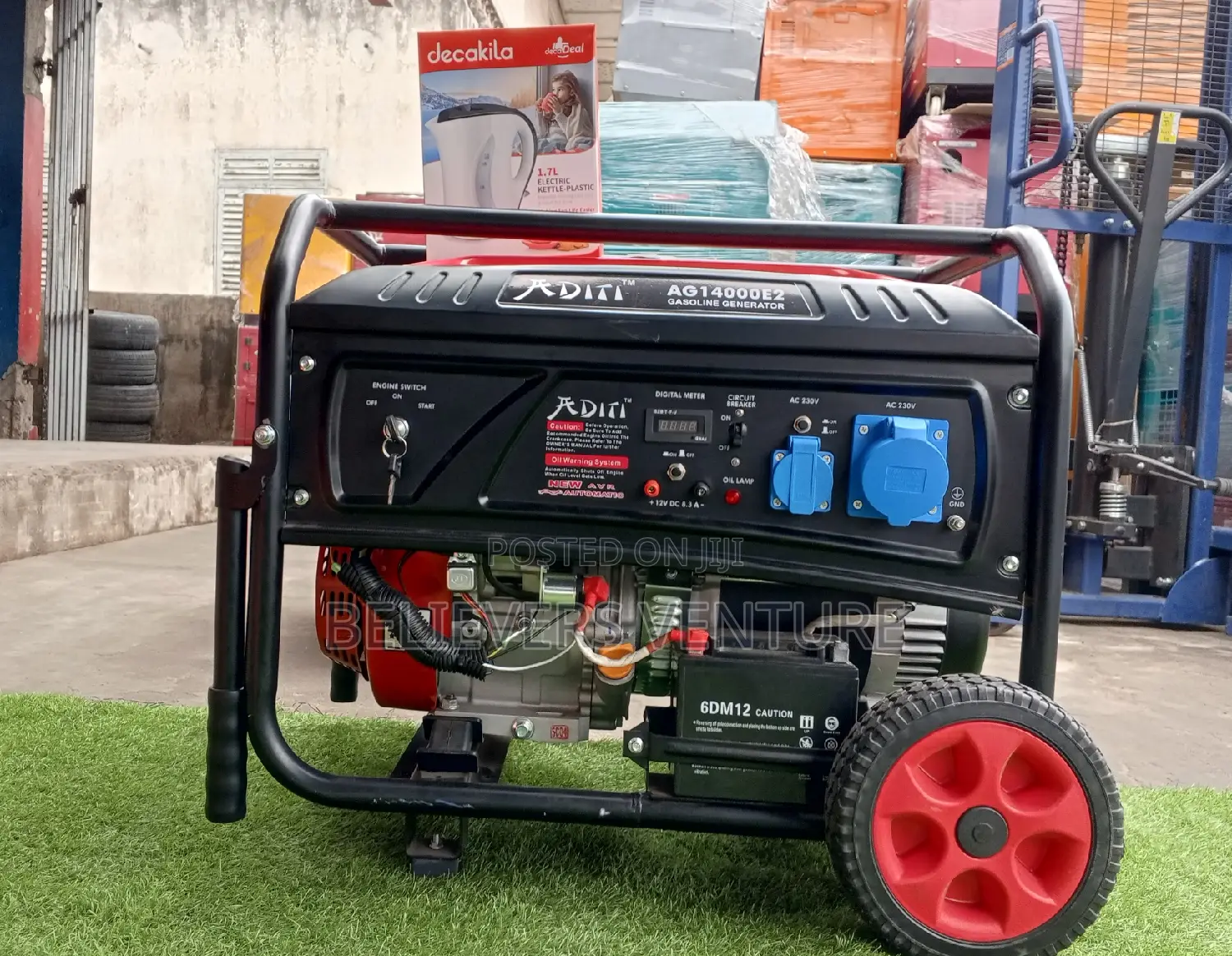 Aditi Generator Silent Petrol 12kw 14000W Geneset Pull Start