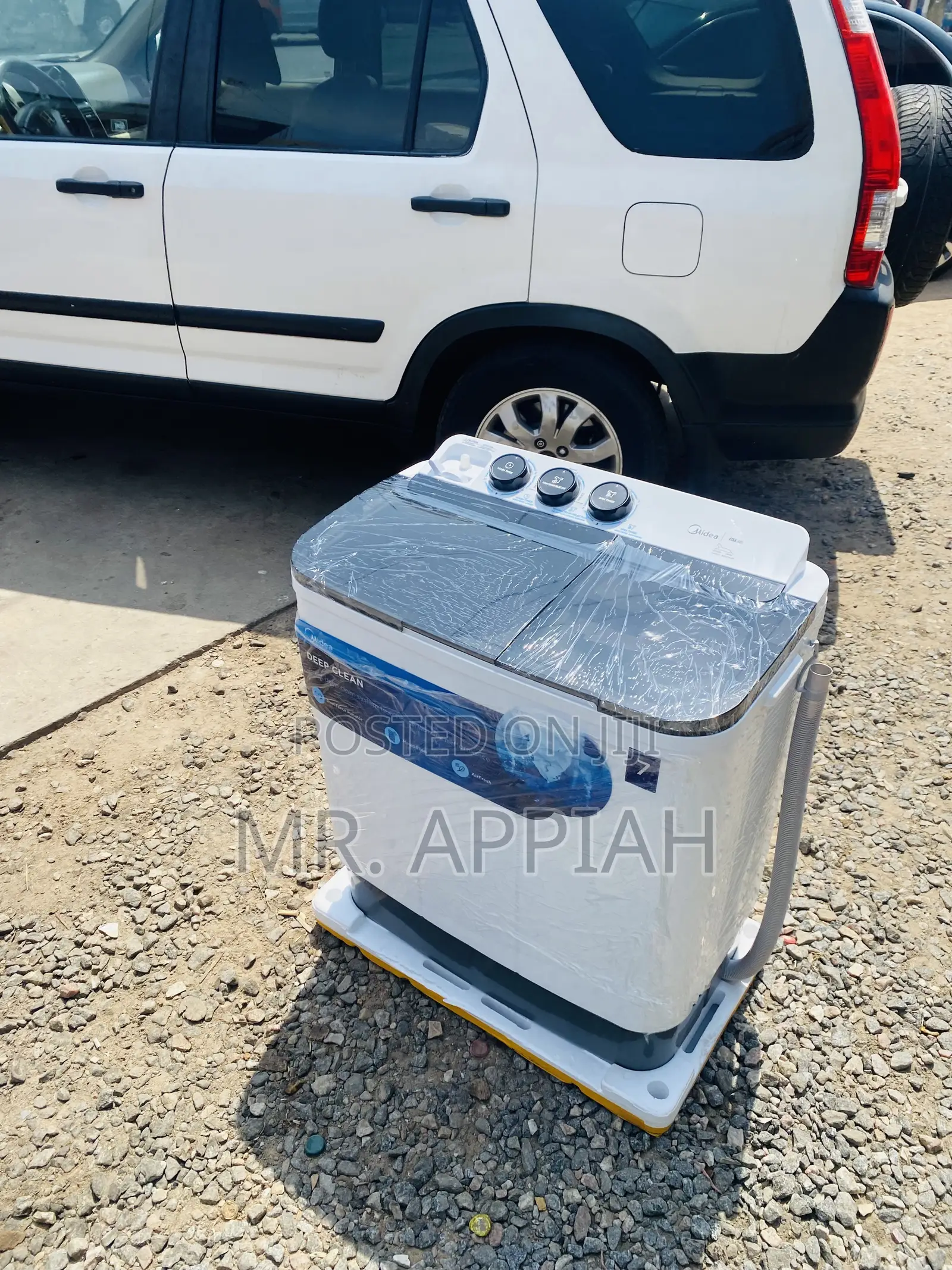 7kg Midea Top Load Electric Washing Machine + Spin/Dry.