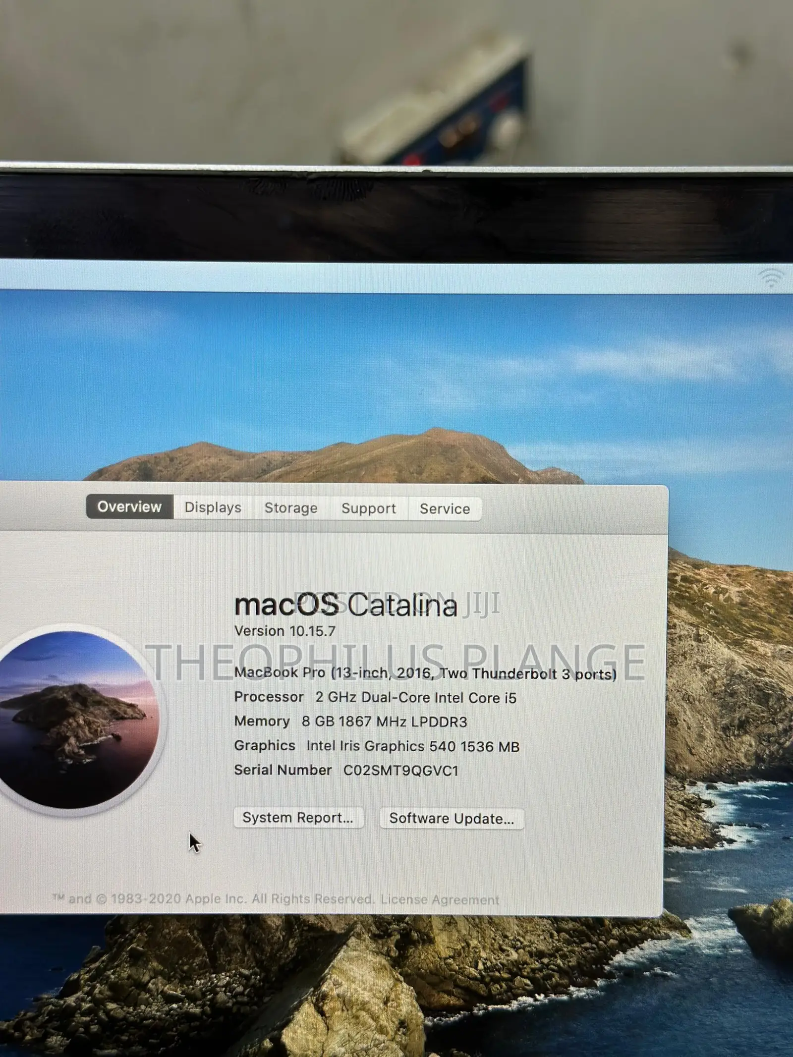New Laptop Apple MacBook Pro 2016 8GB Intel Core I5 SSD 256GB