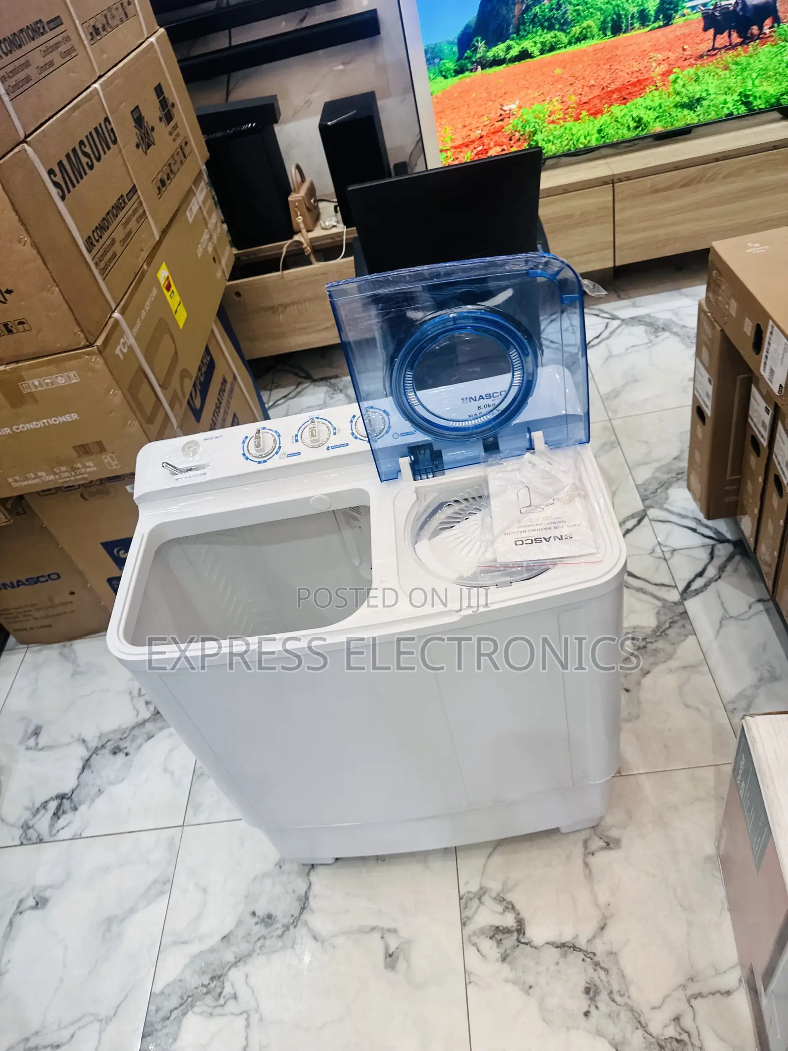 Limited Stock Washing Machine 8kg Topload Nasco.