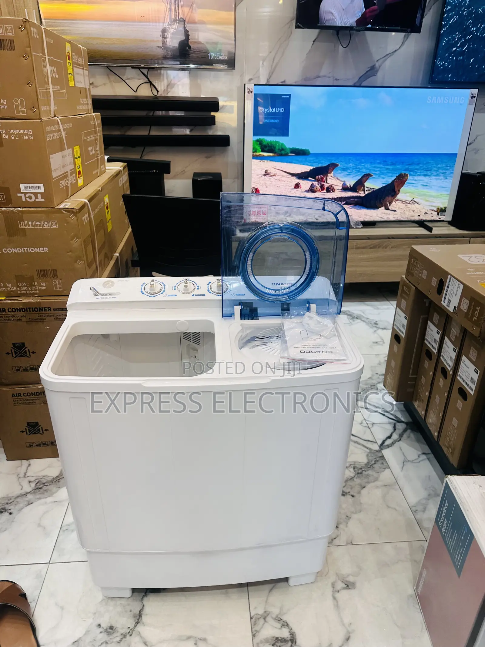 Spectacular Performance Washing Machine 8kg Nasco