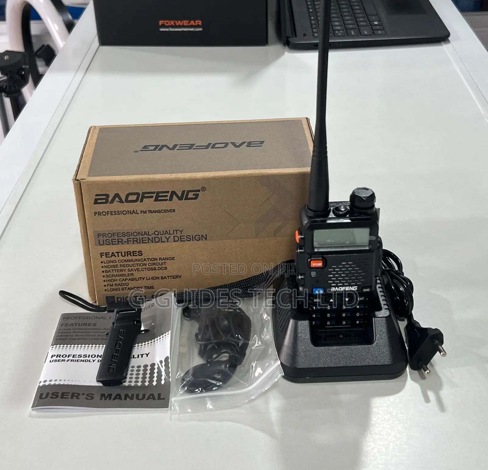 Baofeng 5km Walkie Talkie, Baofeng Uv-5r VHF/Uhf 2-Way Radio