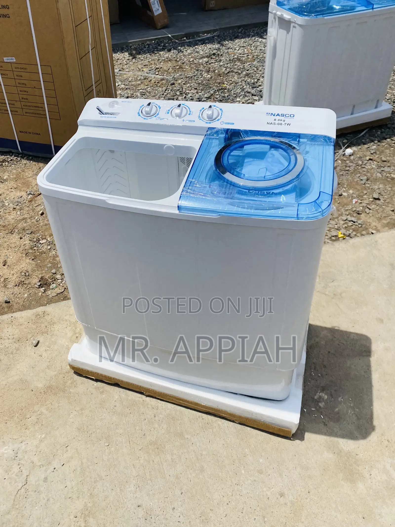 Semi-Automatic Top Load Nasco Electric Washing Machine