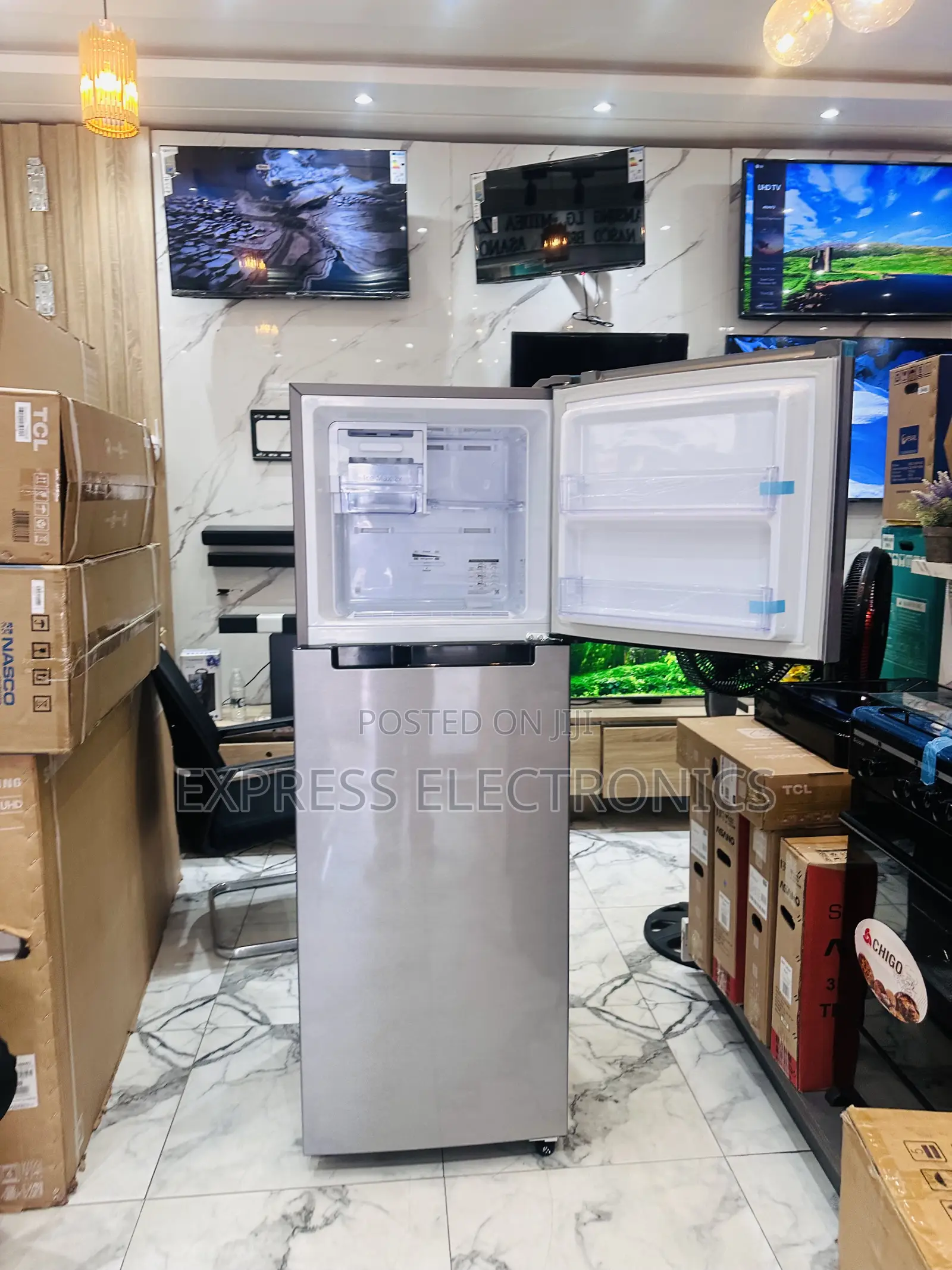 High Quality RT 31 Fridge Double Door Samsung Grey
