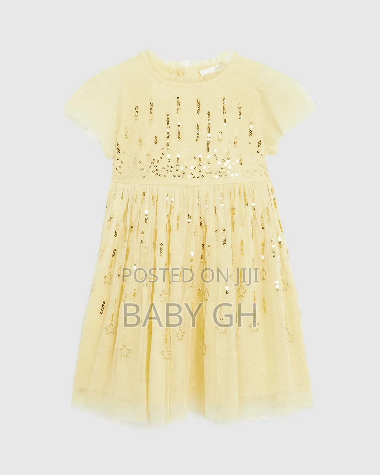 Marks and Spencer Yellow Kids Occasion Dress
