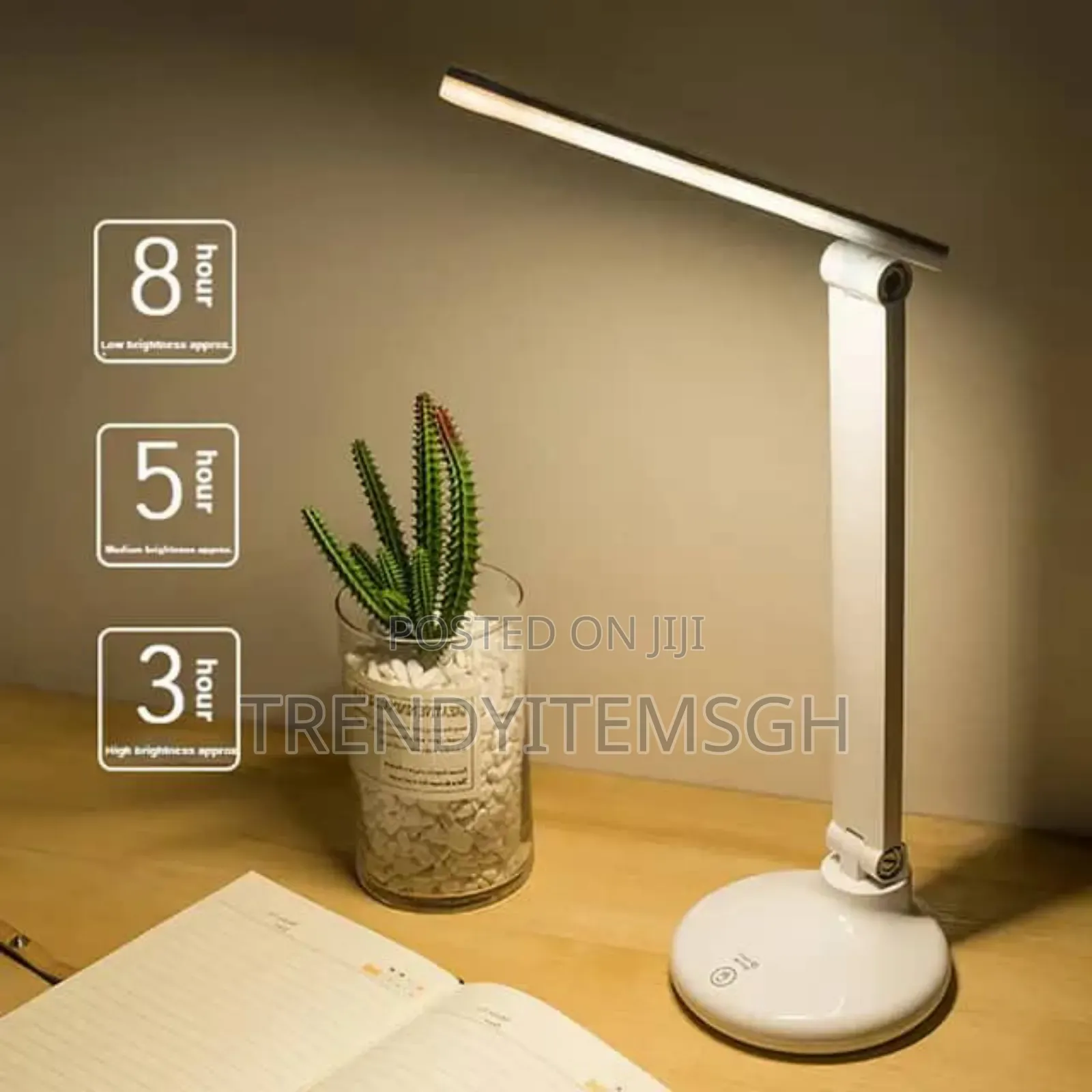 Rechargeable 3 Colours Lithium Protective Eye Table Lamp