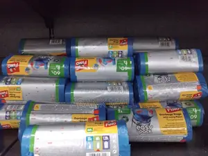 Garbage Bags With Wavy Flaps