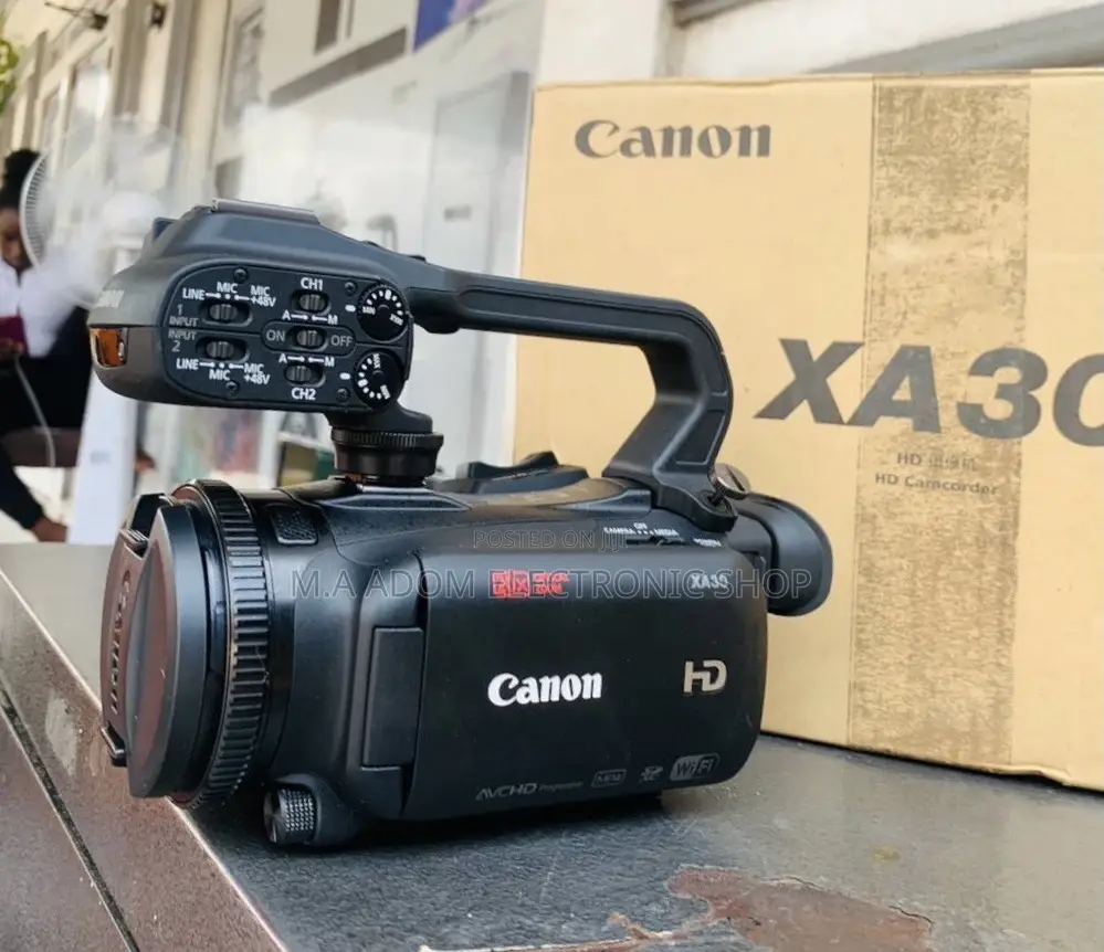 Long Lasting Canon XA30 Professional Camcorder.