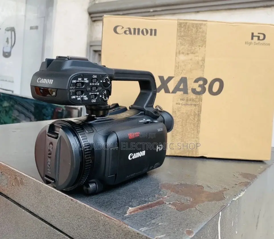 Unique Design Canon XA30 Professional Camcorder.