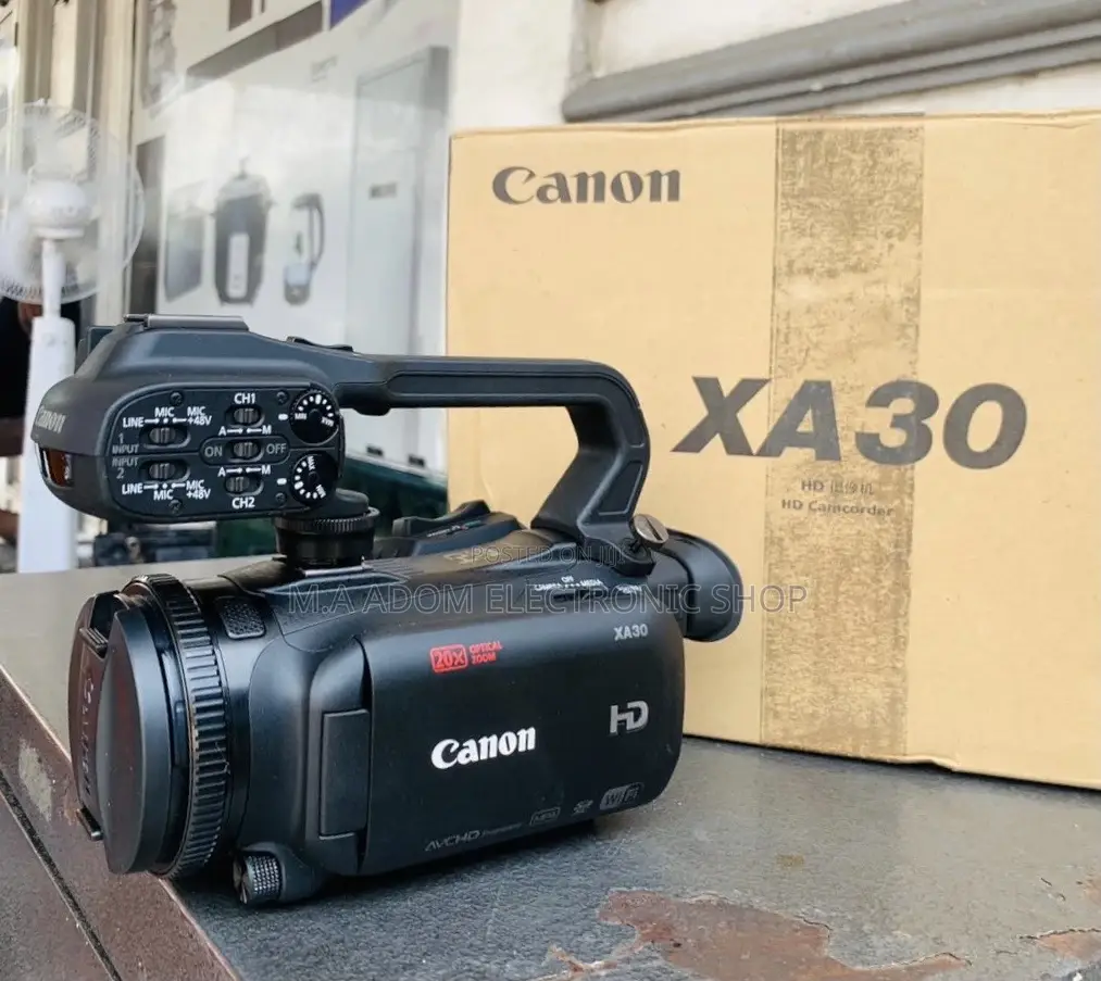Well Design Canon XA30 Professional Camcorder.