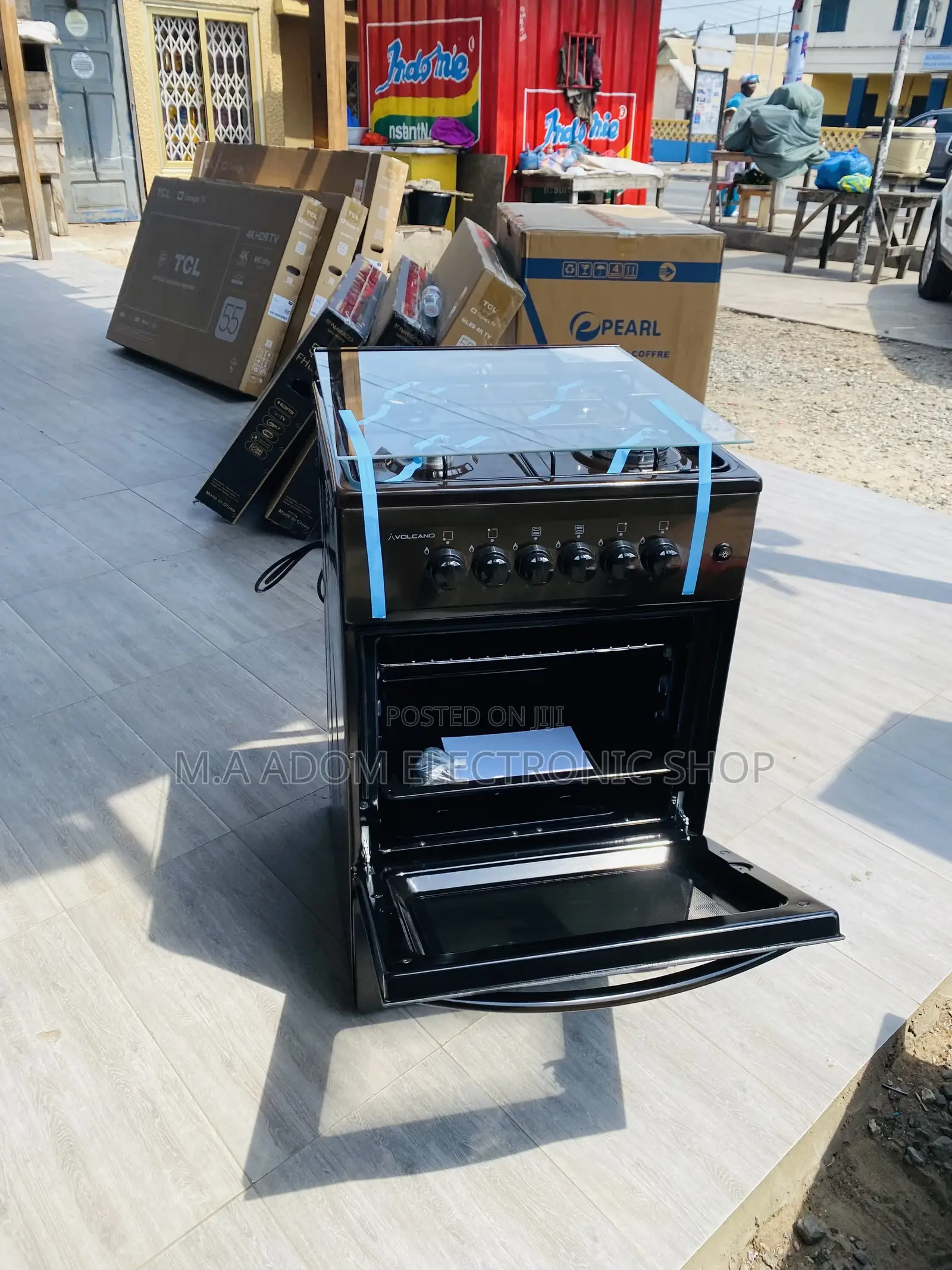 Purchase Original Volcano 50x50 Gas Oven 4 Burner(Brown).