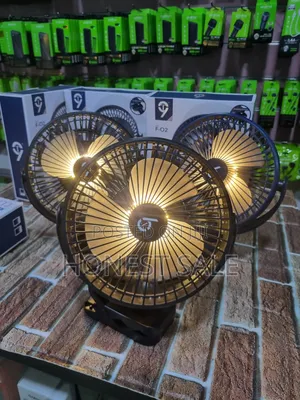 T9 Rechargeable Fan With Long Lasting Battery
