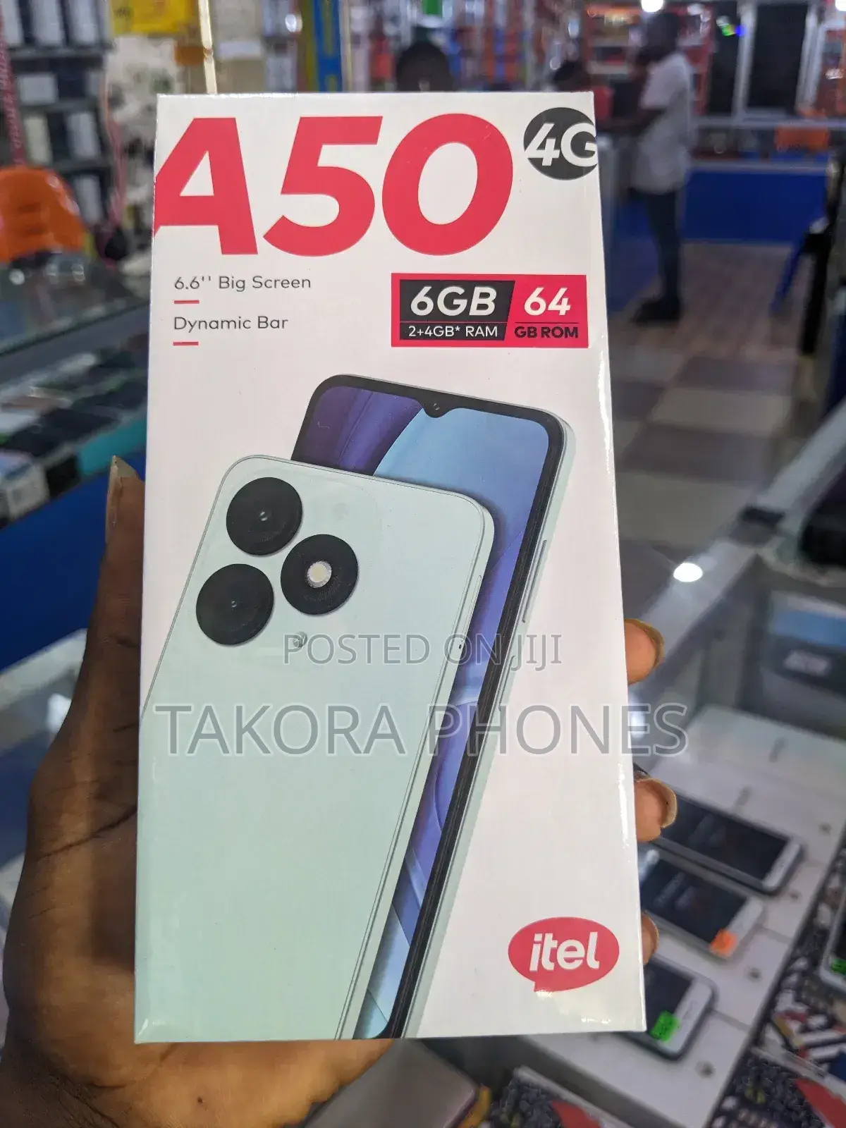 New Itel A50 128 GB Black