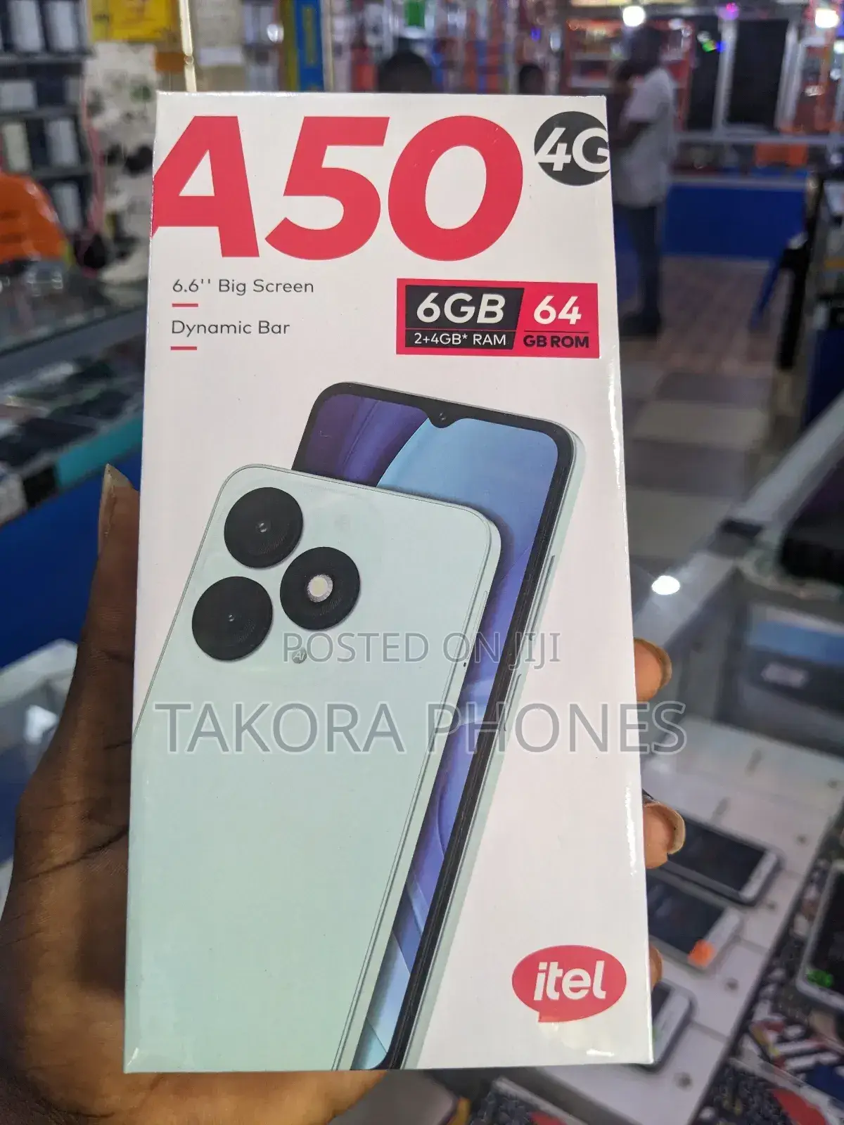 New Itel A50 128 GB Black