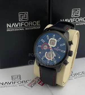 Photo - Genuine Leather Men’S Naviforce Watch