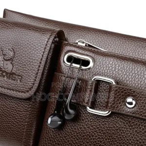 Men's Leather Waterproof Travel Sling Side Bag in Accra- Fast Delivery