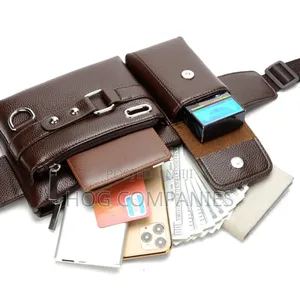 Men's Leather Waterproof Travel Sling Side Bag in Accra- Fast Delivery