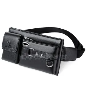 Men's Leather Waterproof Travel Sling Side Bag in Accra- Fast Delivery