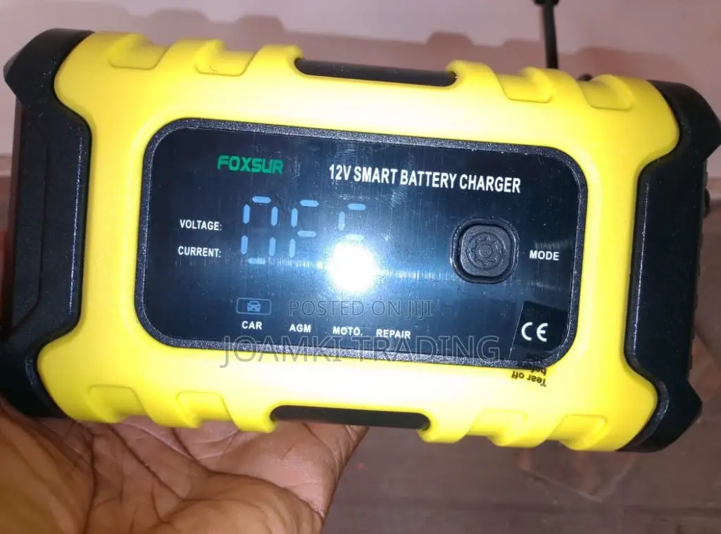 Car Battery Charger,12v, Intelligent Pulse Repair With LCD