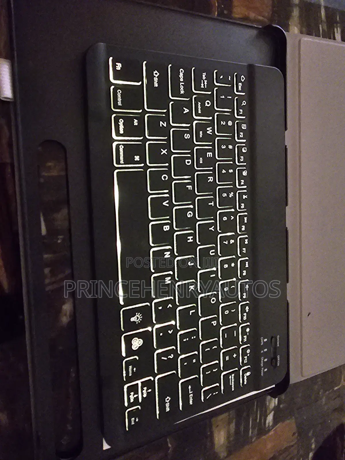 Samsung S8 Plus / S7 Plus Backlit Keyboard Leather Case