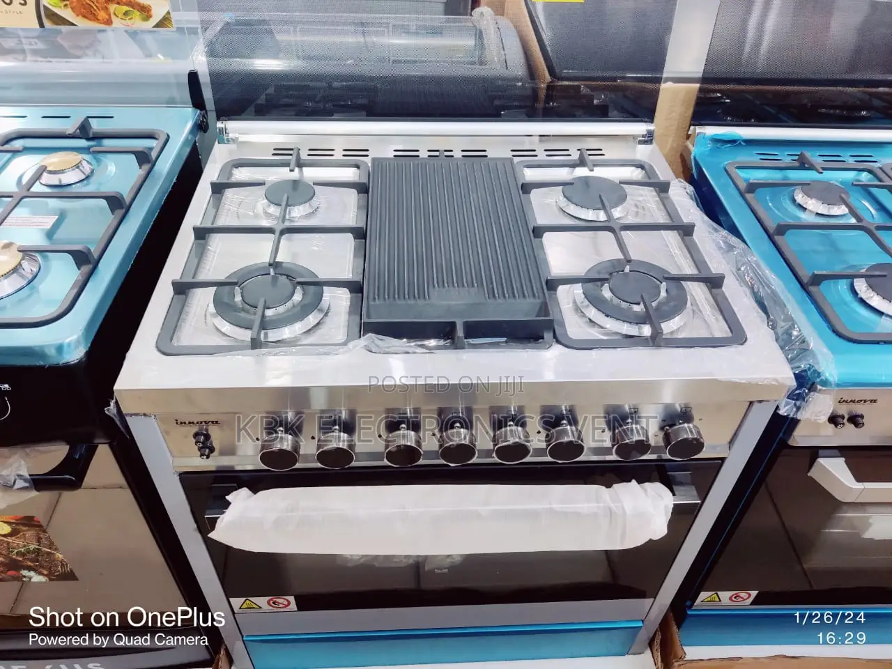 Innova 80*60 4burner + Grill Plate