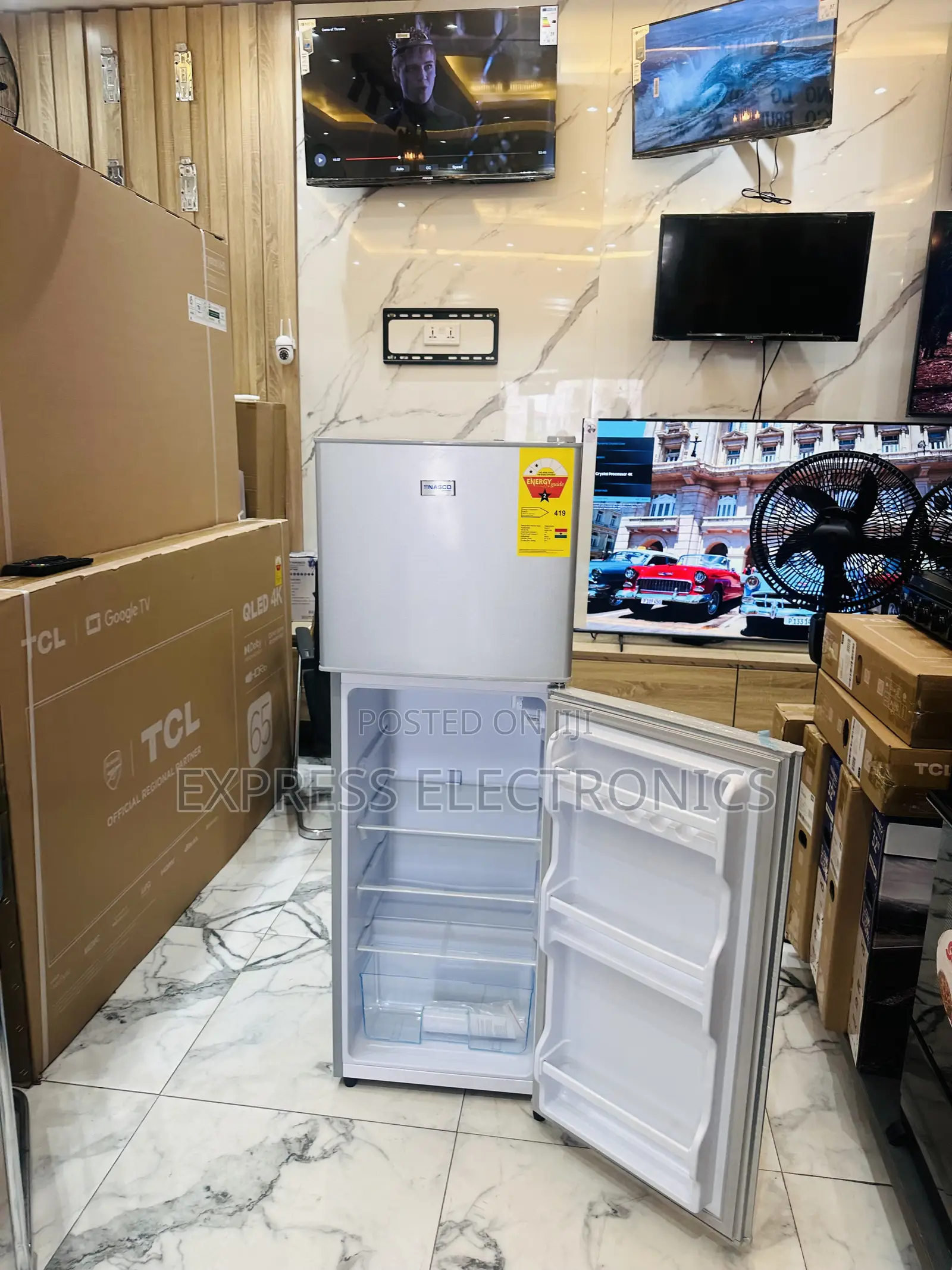 Less Expensive Fridge Nasco Nasd-18fl Double Door