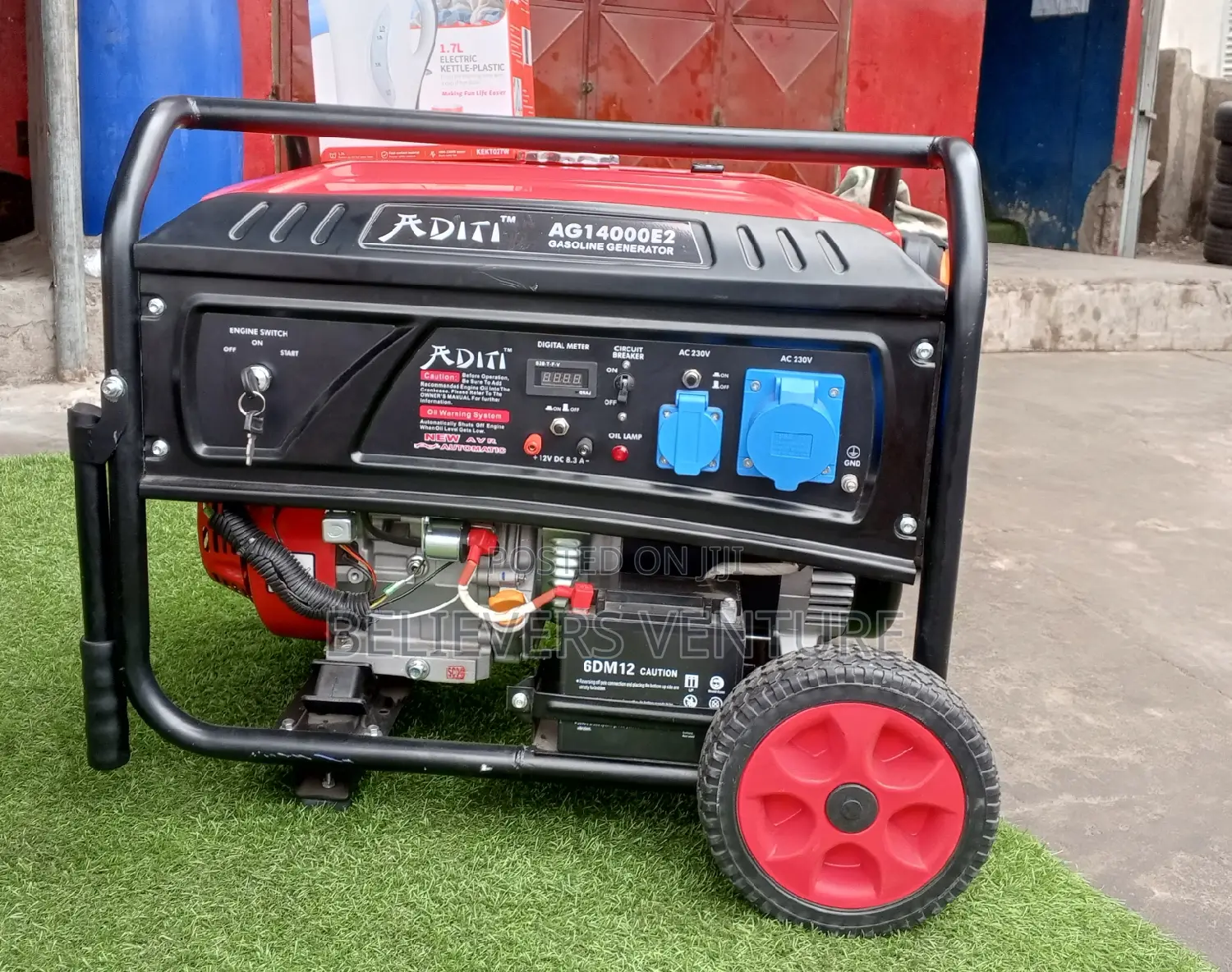 Aditi Generator 12kva 14000W Key Start Silent Petrol Geneset