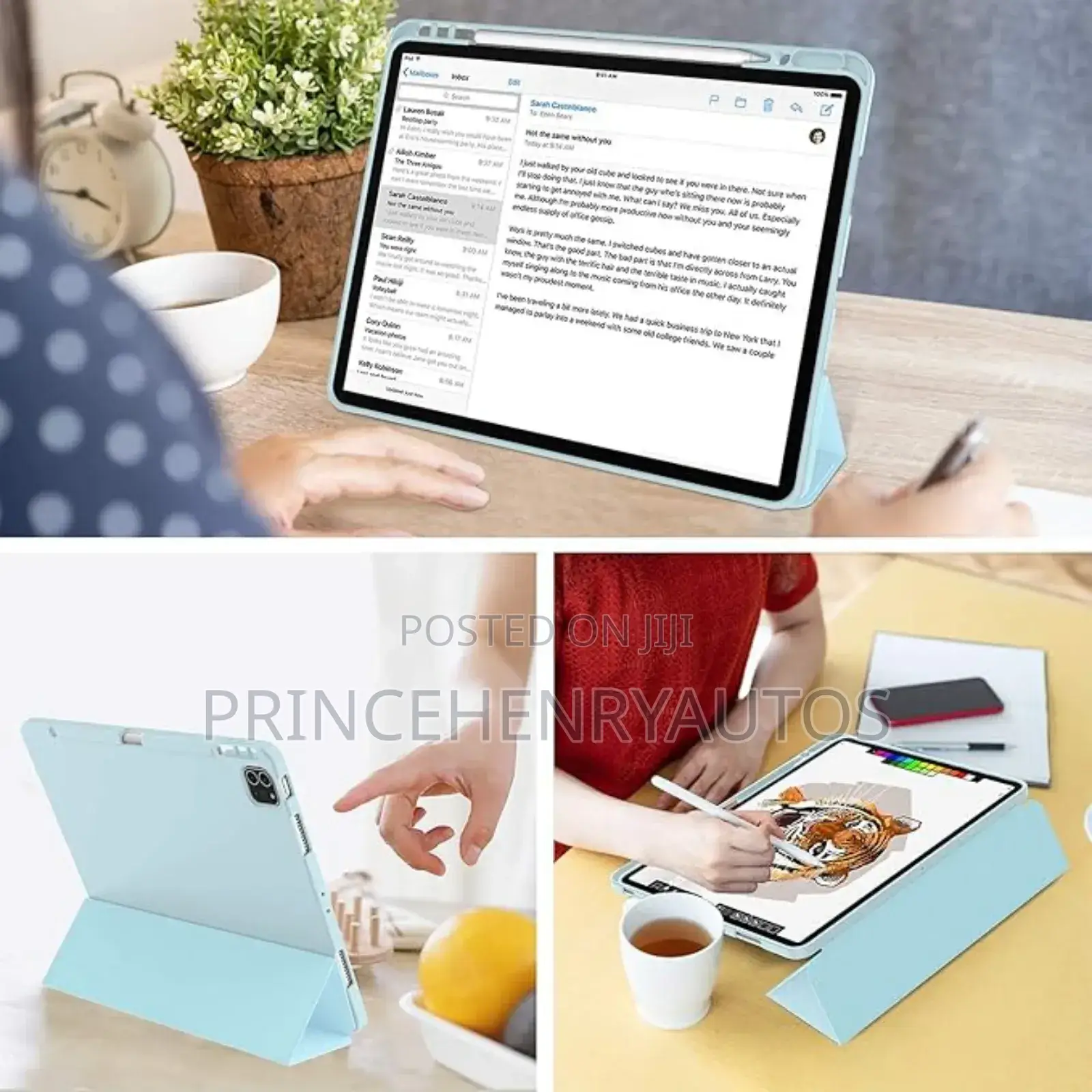 iPad Pro 12.9 Case 5th/6th Generation With Pencil Holder