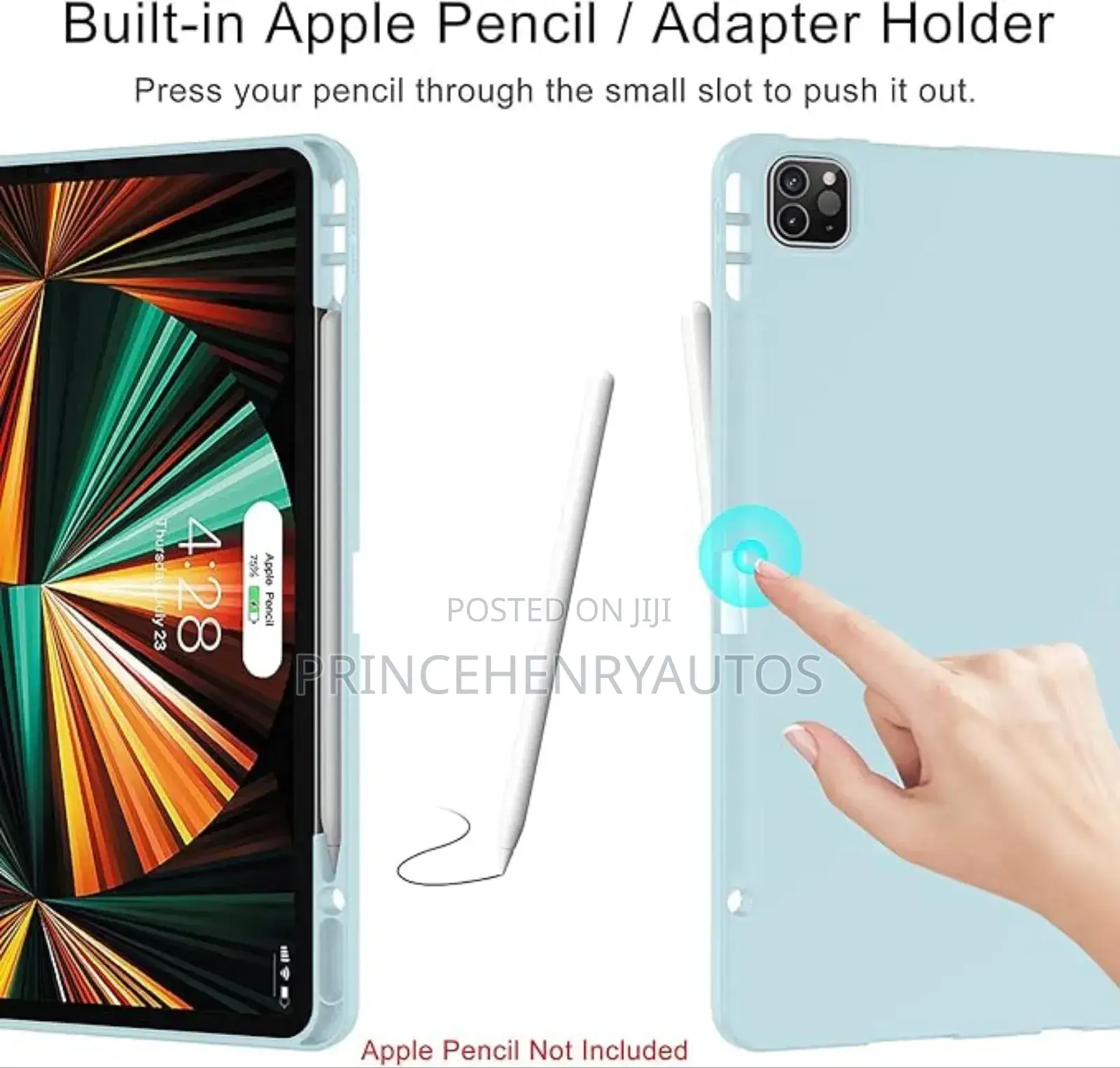 iPad Pro 12.9 Case 5th/6th Generation With Pencil Holder